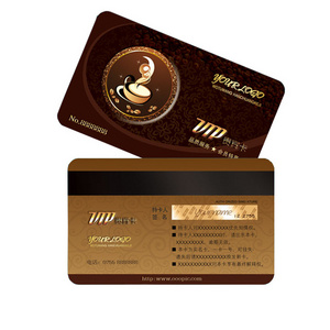 CR80 PVC Plastic Membership Card Gift card VIP Loyalty Card with embossed number