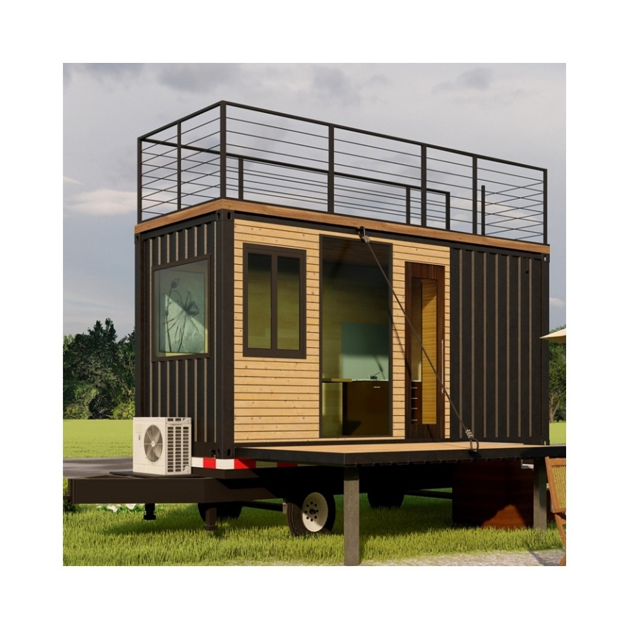 Hot sale prefab container house modular trailer house space capsule office Fantastic and Modern Capsule Tiny House