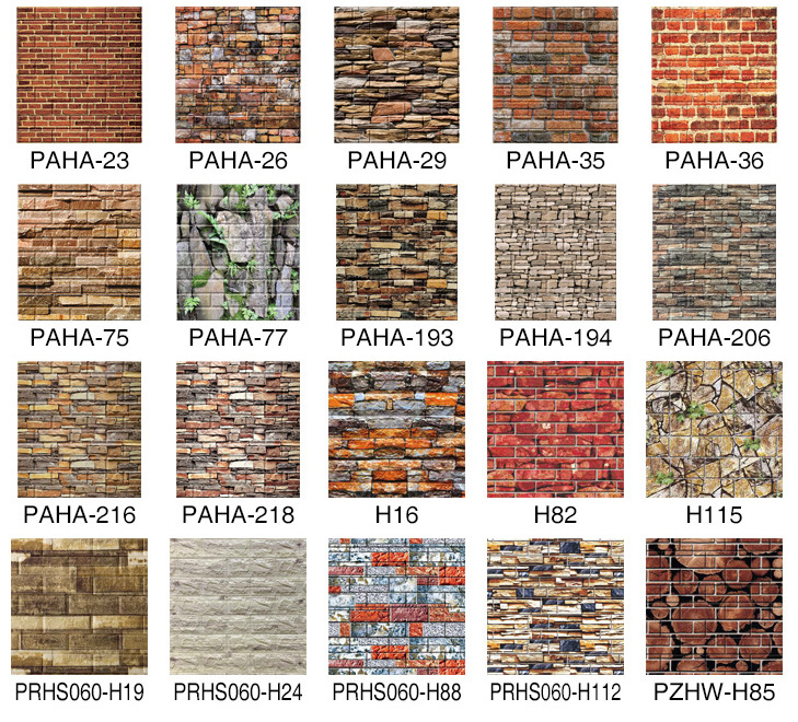 Wholesale Customized Good Quality PE Wall Panel 3d Brick Wallpaper 3d PE Foam Wall Sticker pvc wallpaper 3d wallpaper