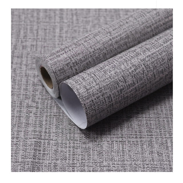 luxury mural peel and stick dark linen texture self-adhesive wall self adhesive wallpaper rolls