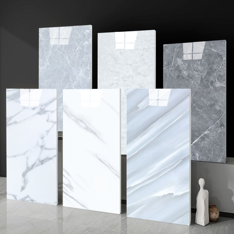 Marble Tile Self Adhesive PVC Wall Sticker peel and stick backsplash wall tile mosaic sticker bathroom wall tiles