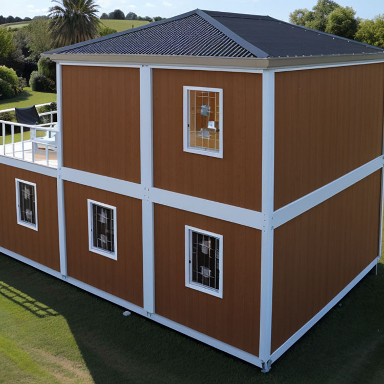 two story flat pack detachable modular expandable folding 40ft luxury prefab container house