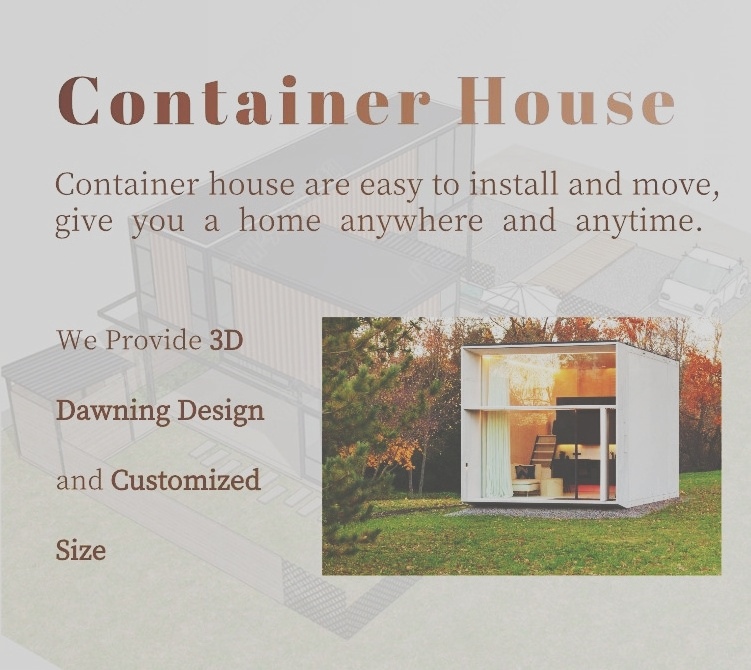 portable house 20ft 40ft luxury prefabricated container house homes for sale Prefab Houses