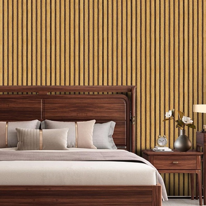 wood stripe grain wall paper vinyl decorative wallpaper removeable mural peel stick wall wallpaper roll