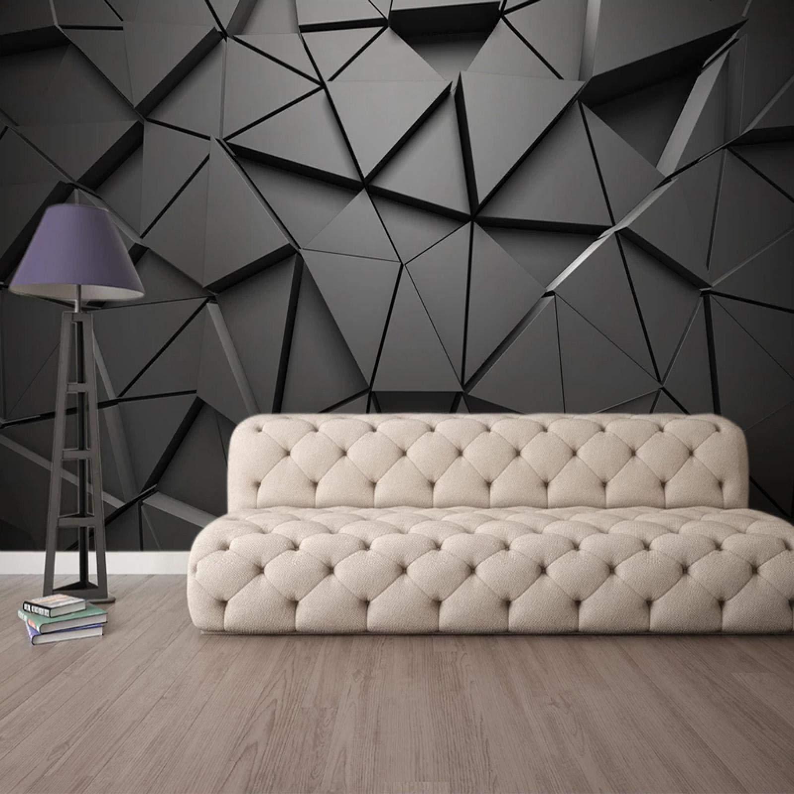 triangle wall paper peel and stick wallpaper 3d removeable wallpaper panel home decoration modern wallpaper rolls