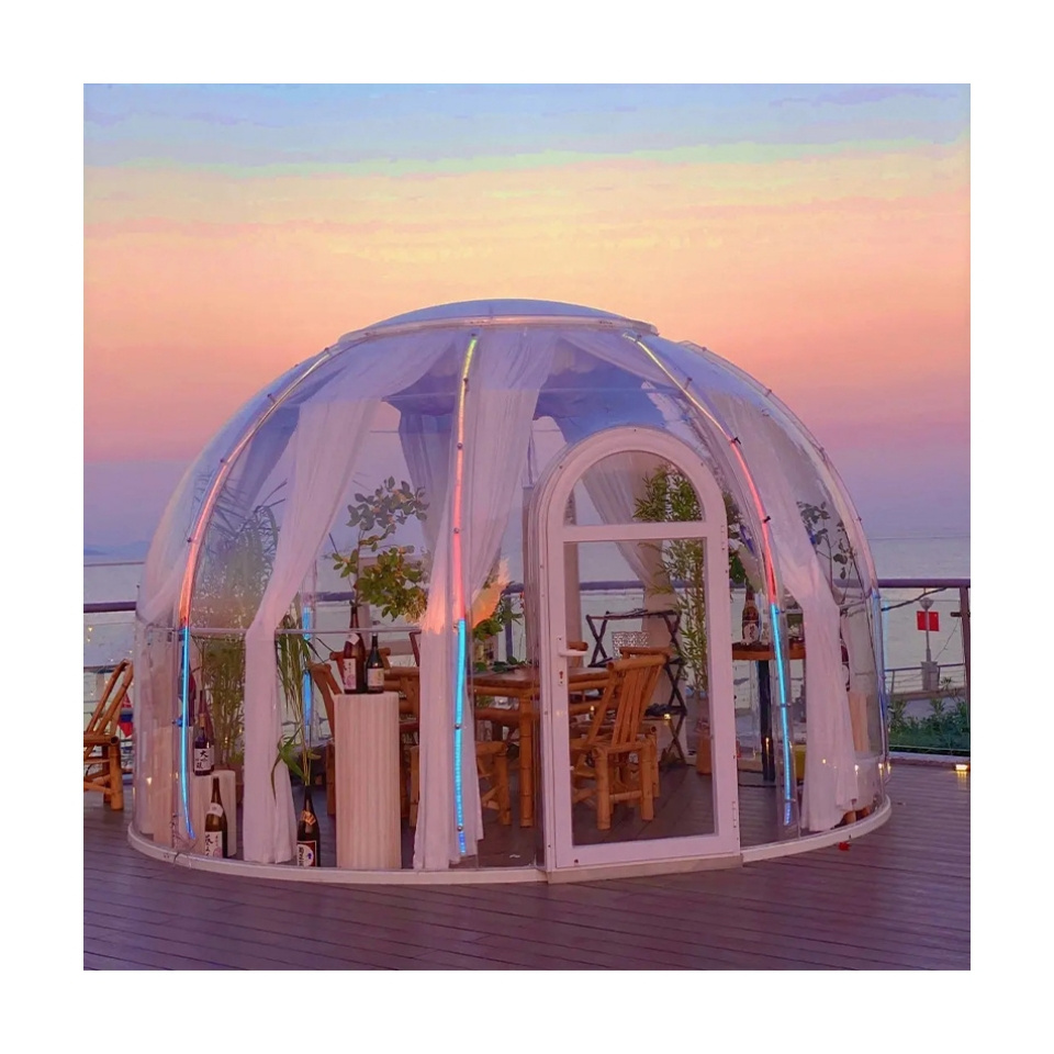 Factory Direct Camping tent house Inflatable Dome clear bubble tent house outdoor Igloo bubble tent easy to installation