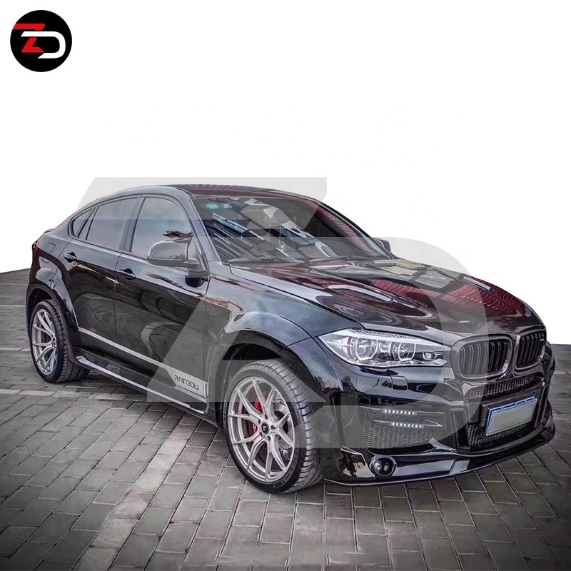 Wholesale Price 2014-2019 LM Body Kit With Bumpers Side Skirt Fender Flares Change to Wide Style For X6 F18 X6M F86