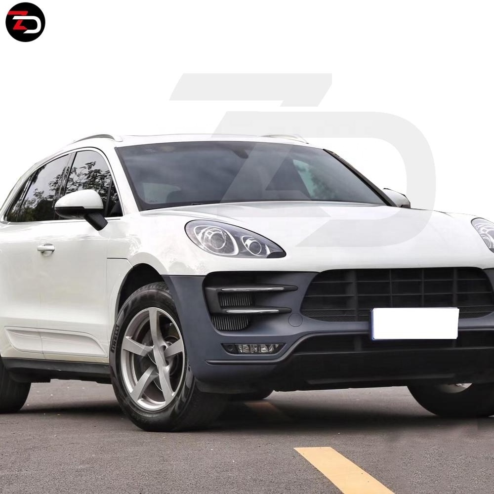 2014-2017 Turbo Look PP Material Front Bumper For Macan S 95B.1 Body Kit