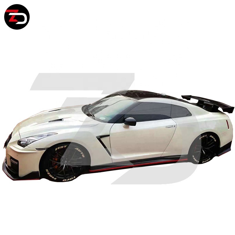 High Quality Front Bumper Rear Bumper Side Skirt Trunk Wing Base Board Nismo Style Body Kit For GTR R35