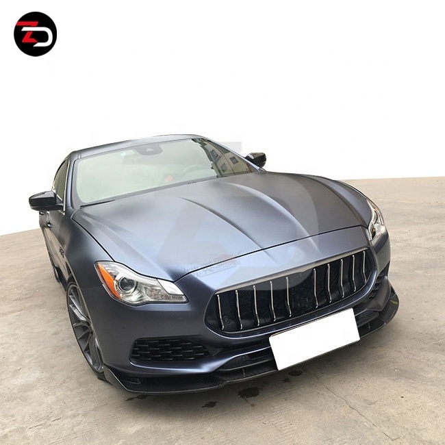 2017-2019 ZD Style Body Kit For Maserati Quattroporte With Carbon Fiber Front Spoiler Side skirt Rear Bumper Lip Rear Wing