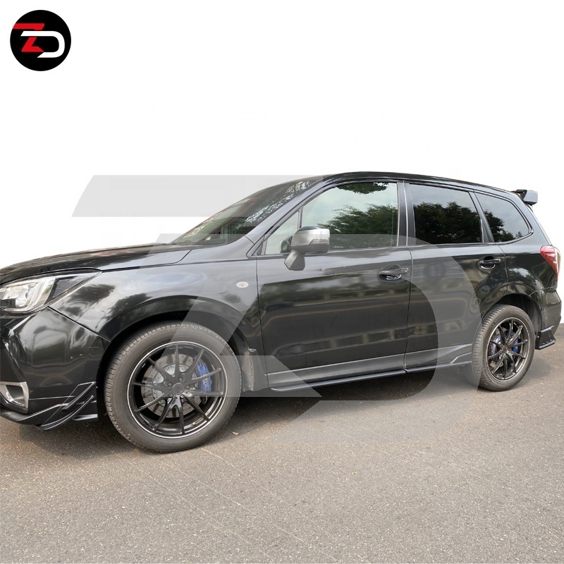 Hot Sale DAMA Style Body Kit Front Lip Front Bumper Wrapper Side Skirt Lips Rear Bumper Wrapper For Forester SJ STI 2013-2018