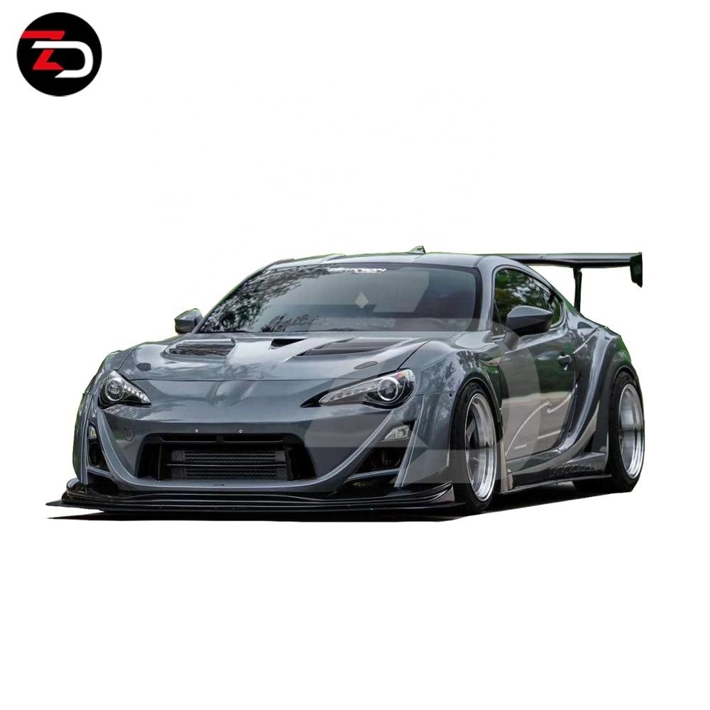 Hot sale VRS style body kit for GT86 BRZ Front bumper Rear bumper Side Skirts