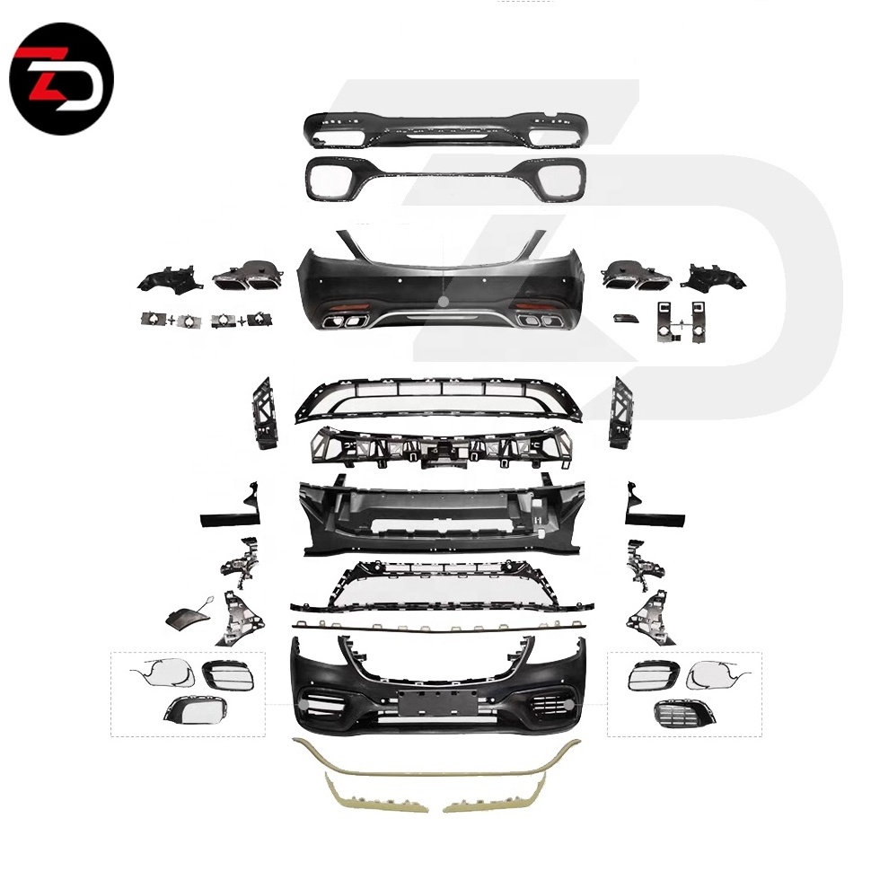 Wholesale Price 2018-2019 Best Selling S Class Car PP S63 Body kit for Mercedes W222 S350 S550