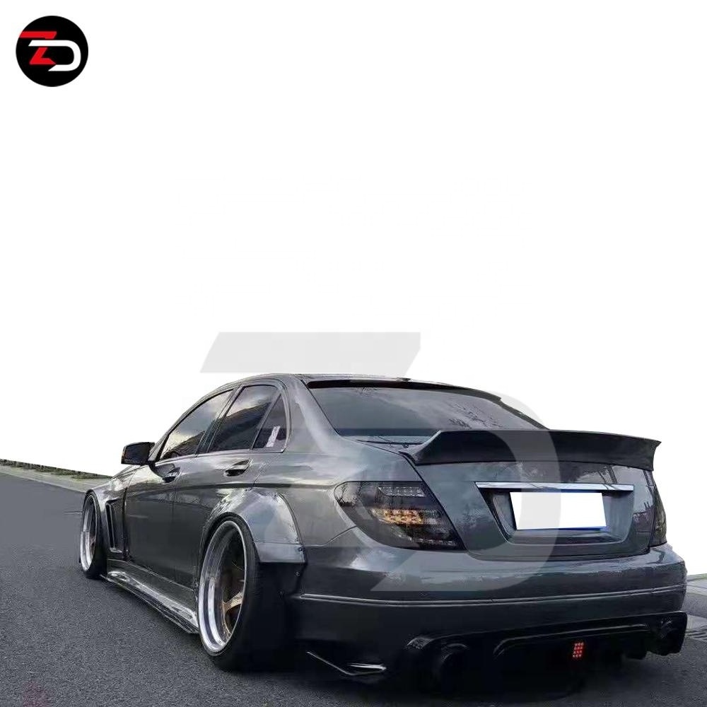 Hot Sale Robot Style Body Kit with Front Fender Rear Fender Widening Bumper 1 Set 99% ZD for Mercedes C Class W204 C63 C260 C180