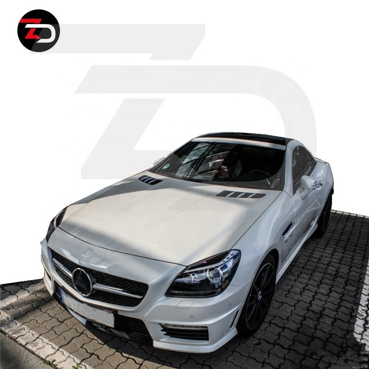 Best Selling SLK 55AMG Style Body Kit With Bumpers Side skirts For Mercedes SLk Class R172 SLK300 250 200