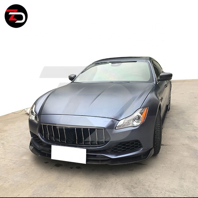 2017-2019 ZD Style Body Kit For Maserati Quattroporte With Carbon Fiber Front Spoiler Side skirt Rear Bumper Lip Rear Wing