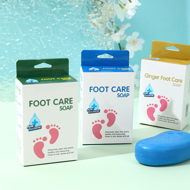 Hot Sale Foot Exfoliating Anti-Bacterial Anti-Bacterial Hand Made Ginger Mini Foot Care Soap