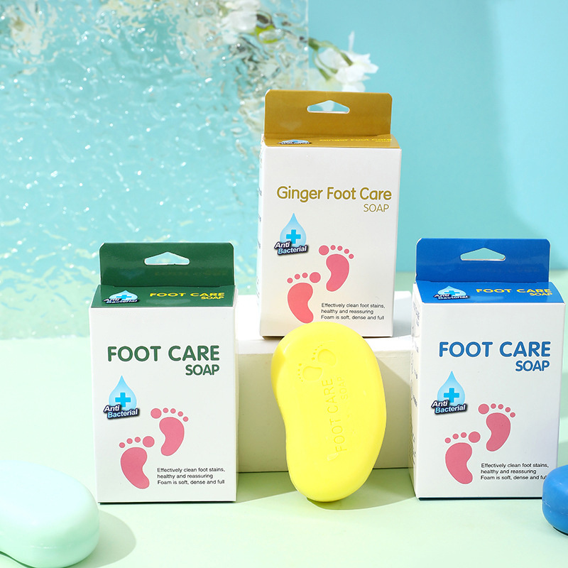 Hot Sale Foot Exfoliating Anti-Bacterial Anti-Bacterial Hand Made Ginger Mini Foot Care Soap