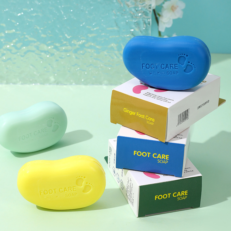 Oem Foot Skin Care Vegan Nursing Beriberi Antipruritic Deodorant Perspiration Bubble Exfoliating Foot Care Herbal Soap