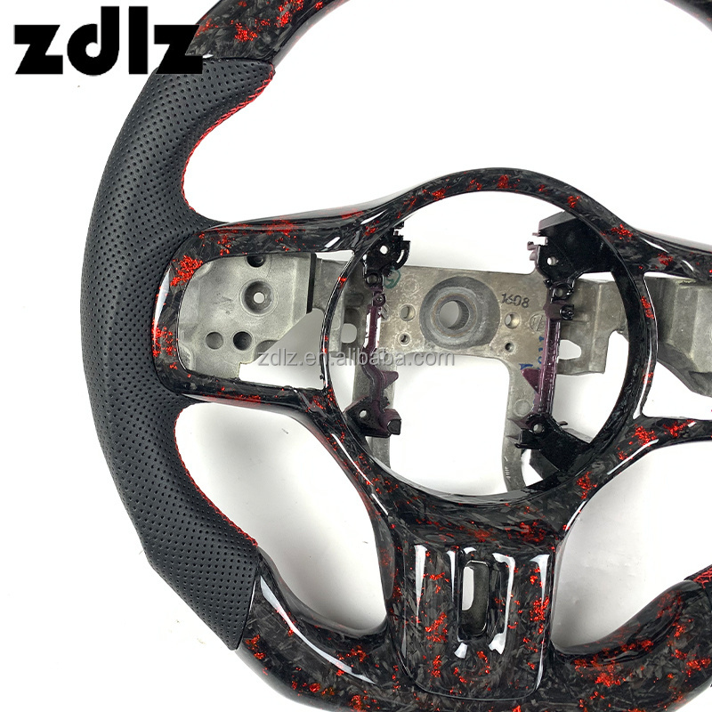 Forged Carbon Fiber Steering Wheel For Mitsubishi Lancer EVO X 8 9 2008 2009 2010 2012 2013 2014 2015