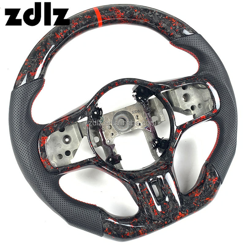 Forged Carbon Fiber Steering Wheel For Mitsubishi Lancer EVO X 8 9 2008 2009 2010 2012 2013 2014 2015