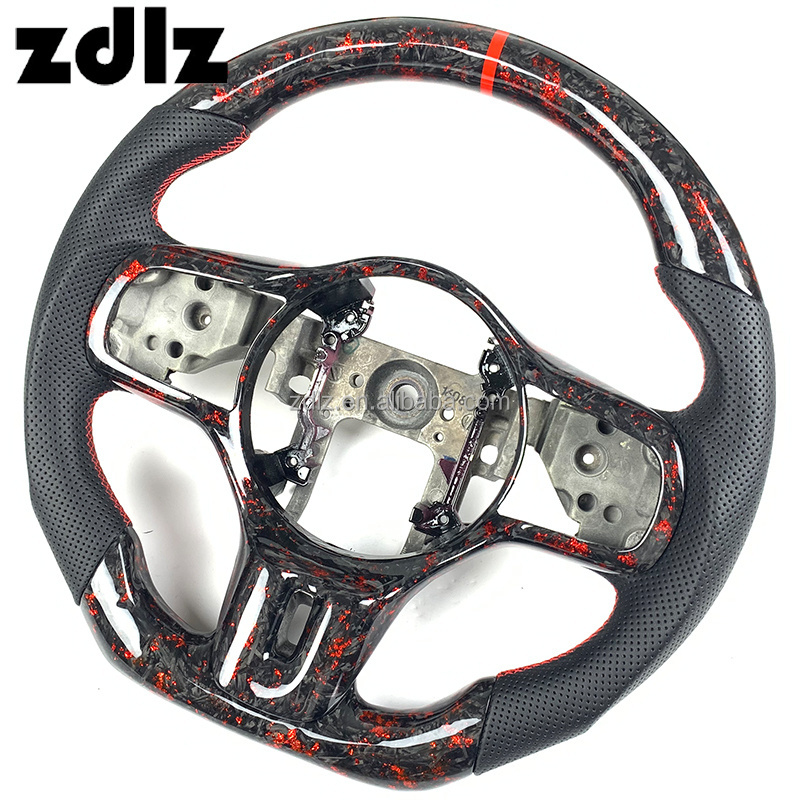 Forged Carbon Fiber Steering Wheel For Mitsubishi Lancer EVO X 8 9 2008 2009 2010 2012 2013 2014 2015