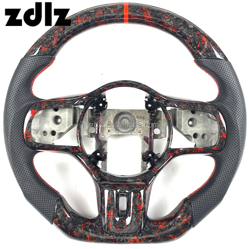 Forged Carbon Fiber Steering Wheel For Mitsubishi Lancer EVO X 8 9 2008 2009 2010 2012 2013 2014 2015