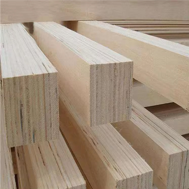 Timber poplar pine wood LVL lumber plywood for door