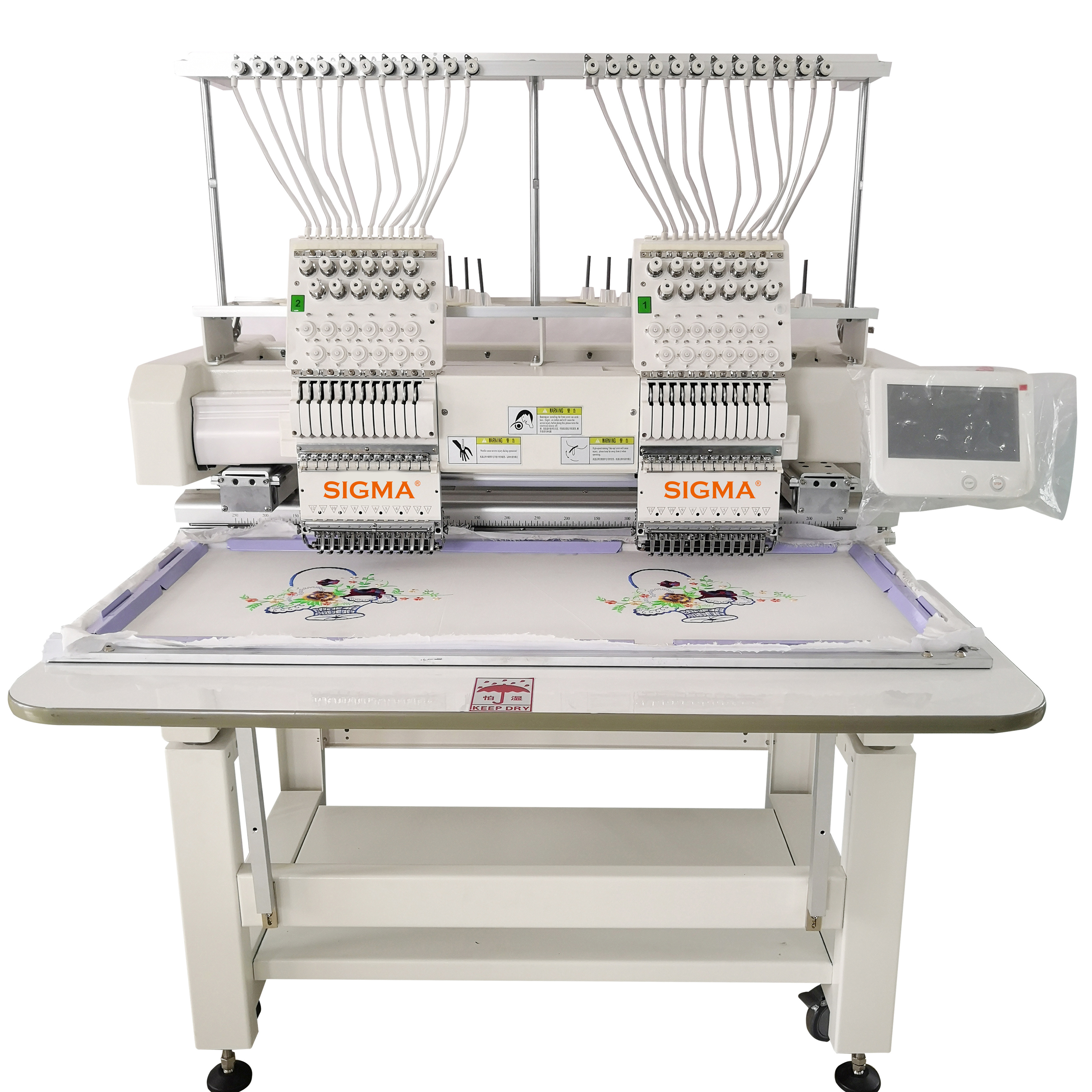 Wholesale machines with prices embroidery-machine-single-head 12 needles computerized embroidery machine single head