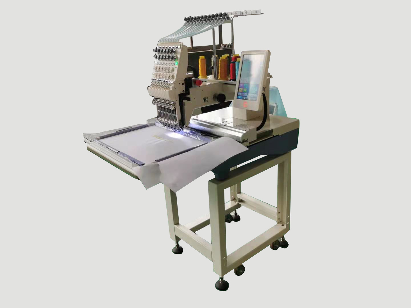 New design price tanzania manual needles commercial sewing logo multi head single head computer embroidery machine