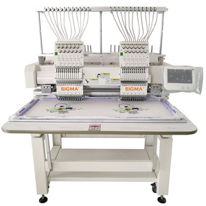 Genuine 6 needle computerized working single head computer embroidery machines prices