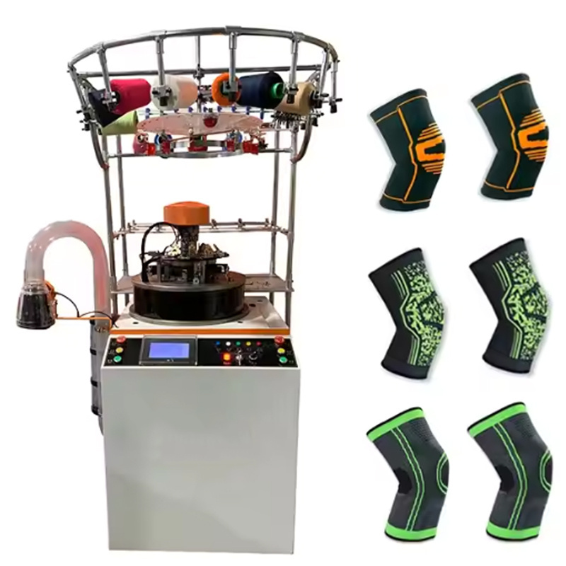 Hot Sale High Production Cost Effective Customized Kneecap Pattern Jacquard Knee Support Knitting Machine