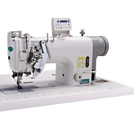 High quality Automatic direct-drive double needle lockstitch sewing machine