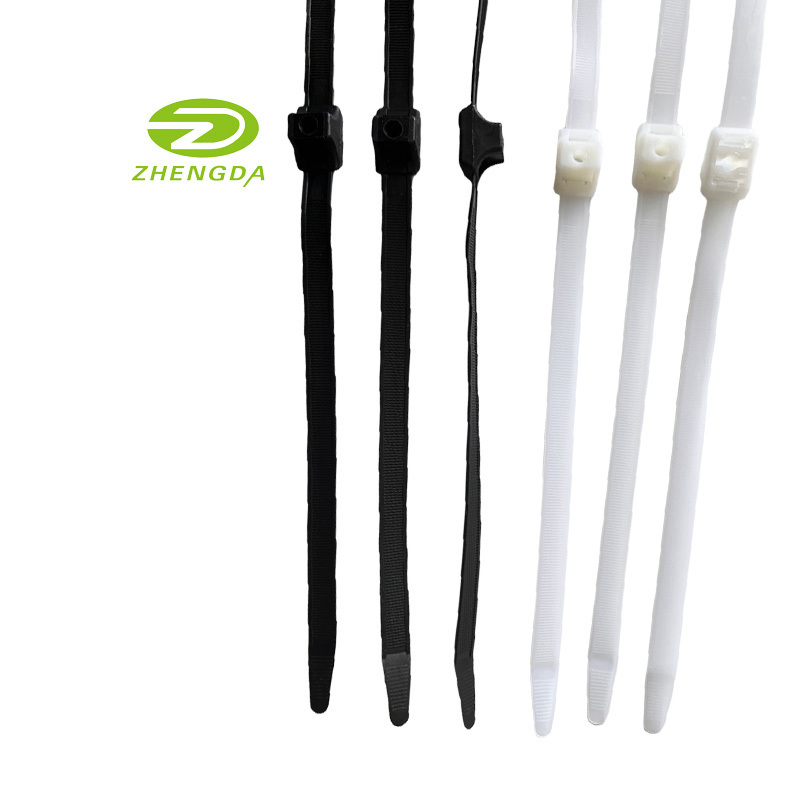 ZD OEM Factory 2023 Nylon Cable Ties Size 140mm x 3.6mm (TR2) Black or white durable plastic cable ties made in Vietnam