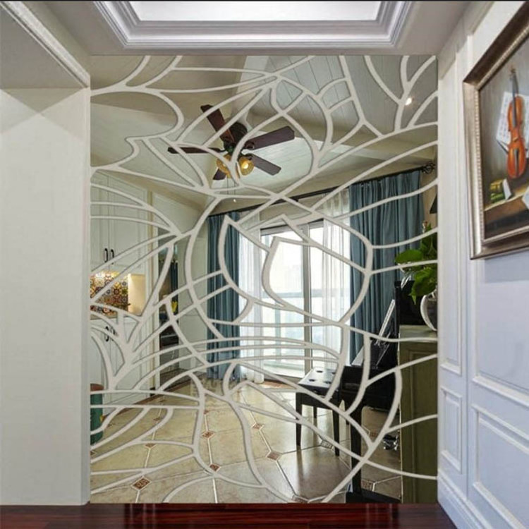 Mirror Acrylic board indoor interior decorative plastic glass wall panel board others wallpapers wall panels