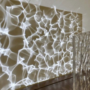 Acrylic PMMA LED Diffuser Panel light guide plate roof home interior decor clear water ripple acrylic wall tiles