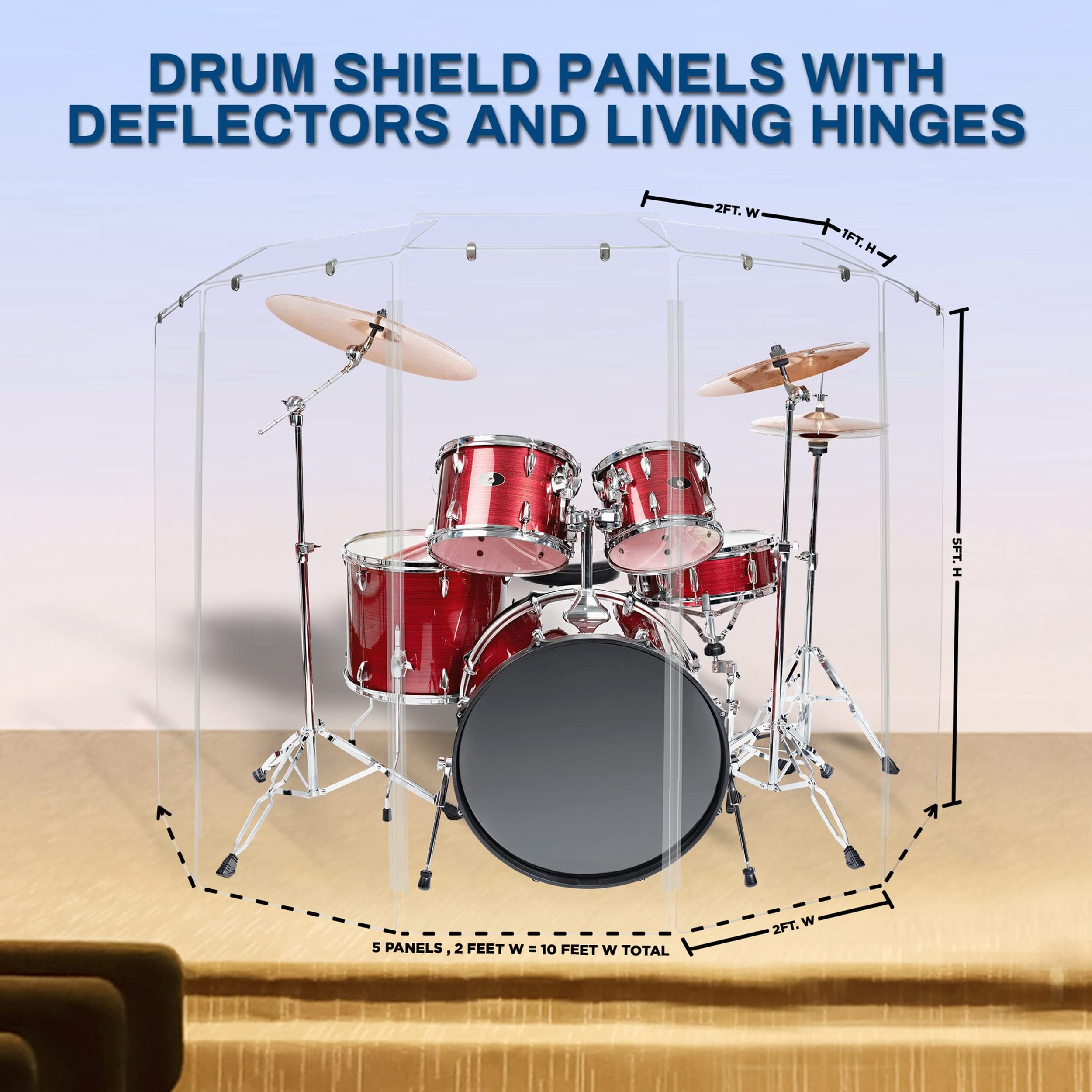 Customized soundproof studio booth sound barrier board acoustic drum shield music room sound insulation partition office pod