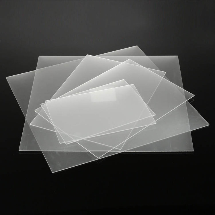 Clear frosted Acrylic Sheet custom Laser Cutting Engraving Cut To Size frosted Cast Plexiglass sheet