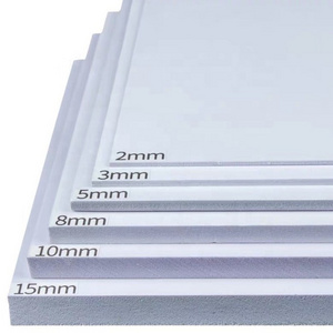 PVC Celuka foam sheet hard high density glossy 2mm 3mm 4mm 8mm 10mm 12mm 15mm extruded  pvc foam board pvc plastic sheet