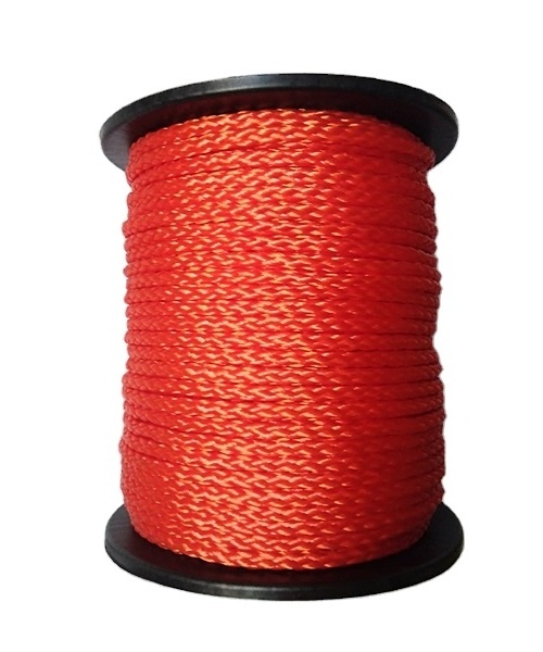 Factory wholesale Color PP/Polyester/Nylon/PE/polypropylene monofilament PE Hollow Braided Rope