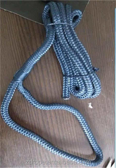 Braided rope type marine equipment hinges mooring rope polyester double braided rope used in ship