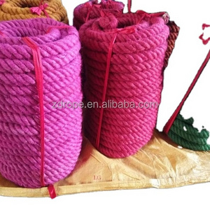 Jute material twisted rope type myriad-colored juet ropes shibari bondage rope for sale