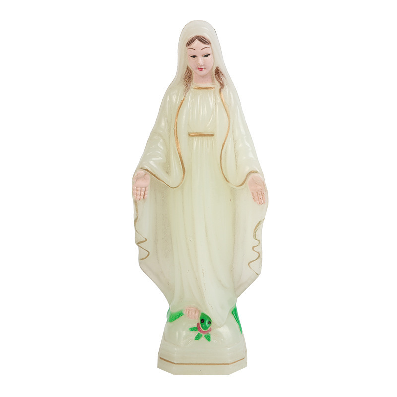 Catholic Christian Religious Luminous Mary Luxury Office Household Decoration Jesus Virgin Mary Statue