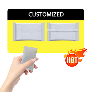 Single Use Self-heating Hand Warmer pad Customized Hand Warmer Pad / Hot Pack Pocket Heating Warm Pad