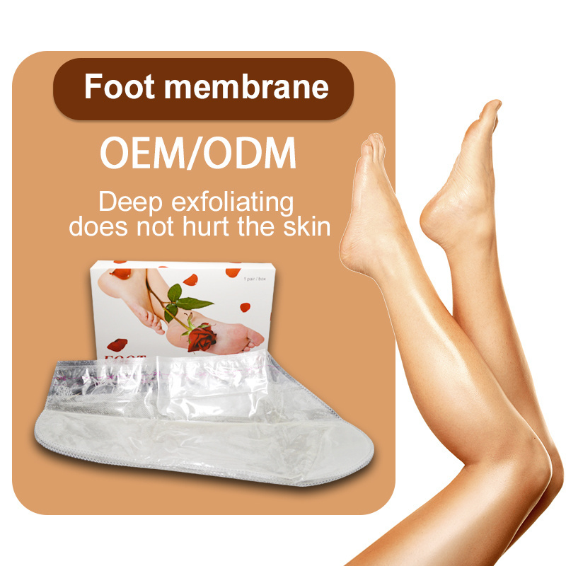 natural & organic foot peel mask socks Make Your Feet Baby Soft feet peeling mask exfoliating