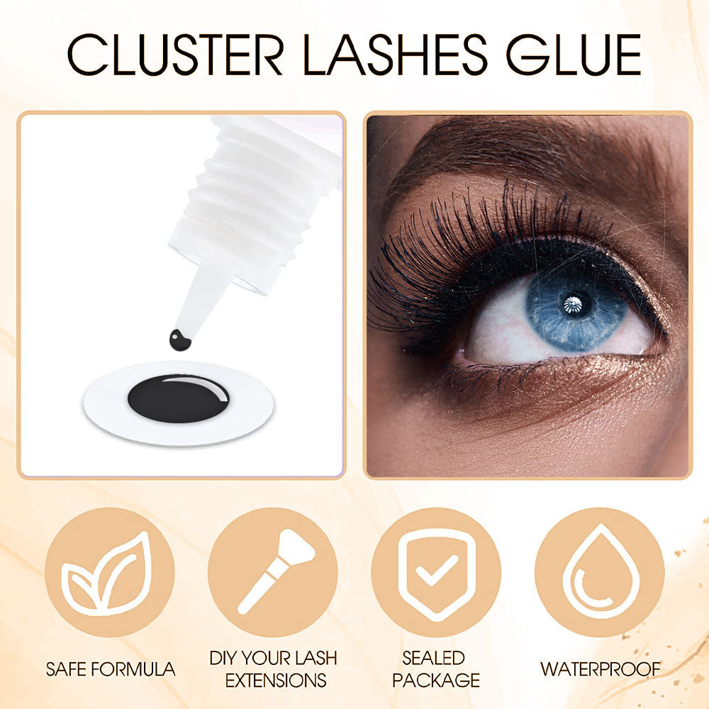 10ML Magnetic Glue 1-2 Sec Fast Drying Eyelash Extension Glue Adhesive 6-7 Weeks Hold Time Wide Humidity Lash Glue