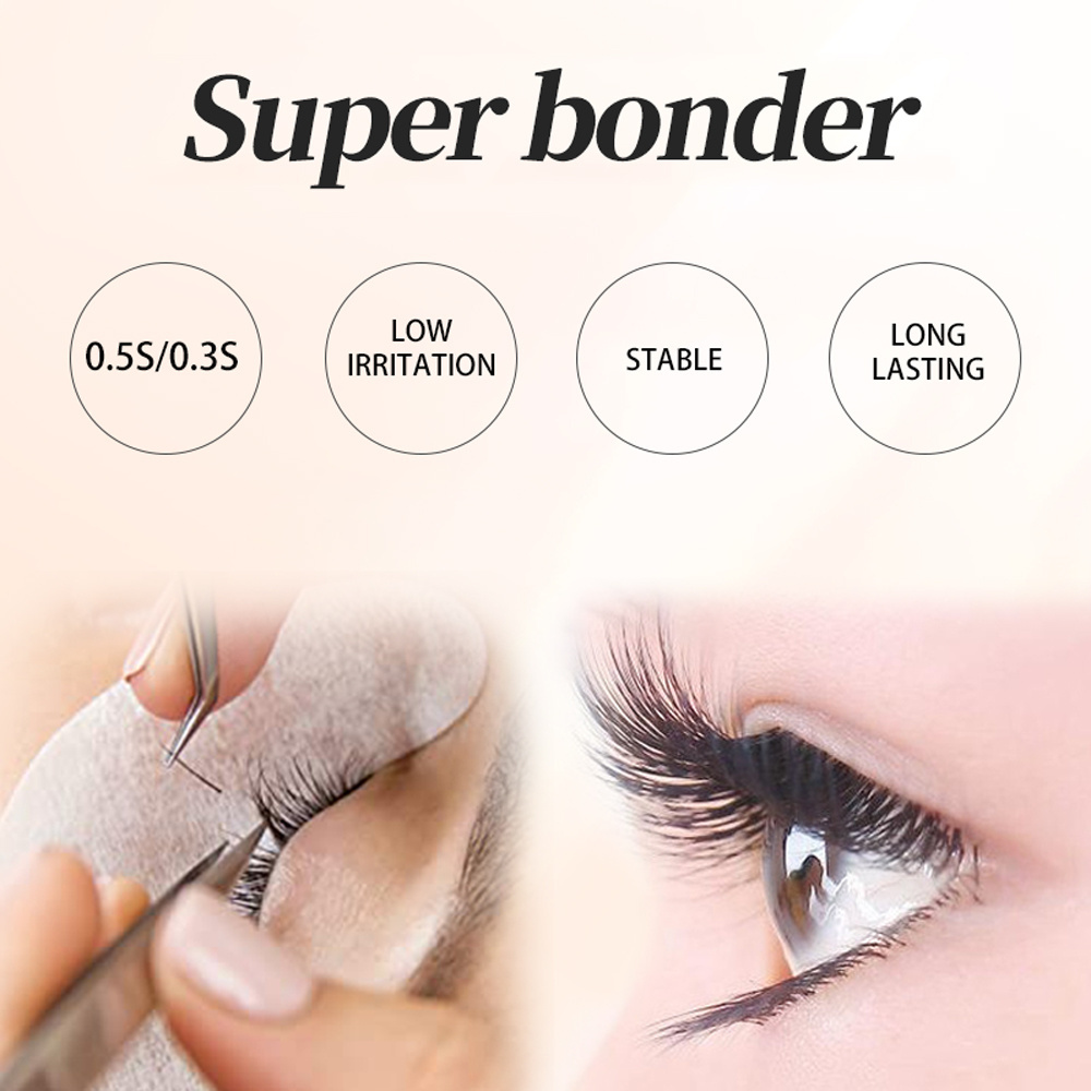 2024 New Products Lash Extensions Glue Adhesive Private Label Low Humidity Extension Adhesive Clear And Black Lashes Glue