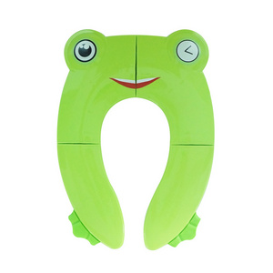 manufacture sells portable toilet travel frog potty baby accessories foldable potty training seat