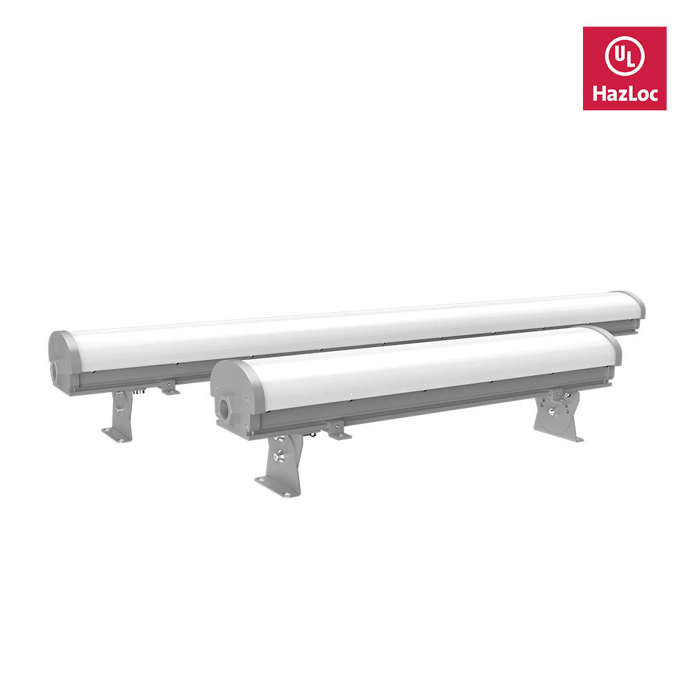 30W - 75W Hazardous Location Integrated LED Linear Fixture - Class I Division 2 - 120-277V - 8400 lm/End Pipe Mount - IP67