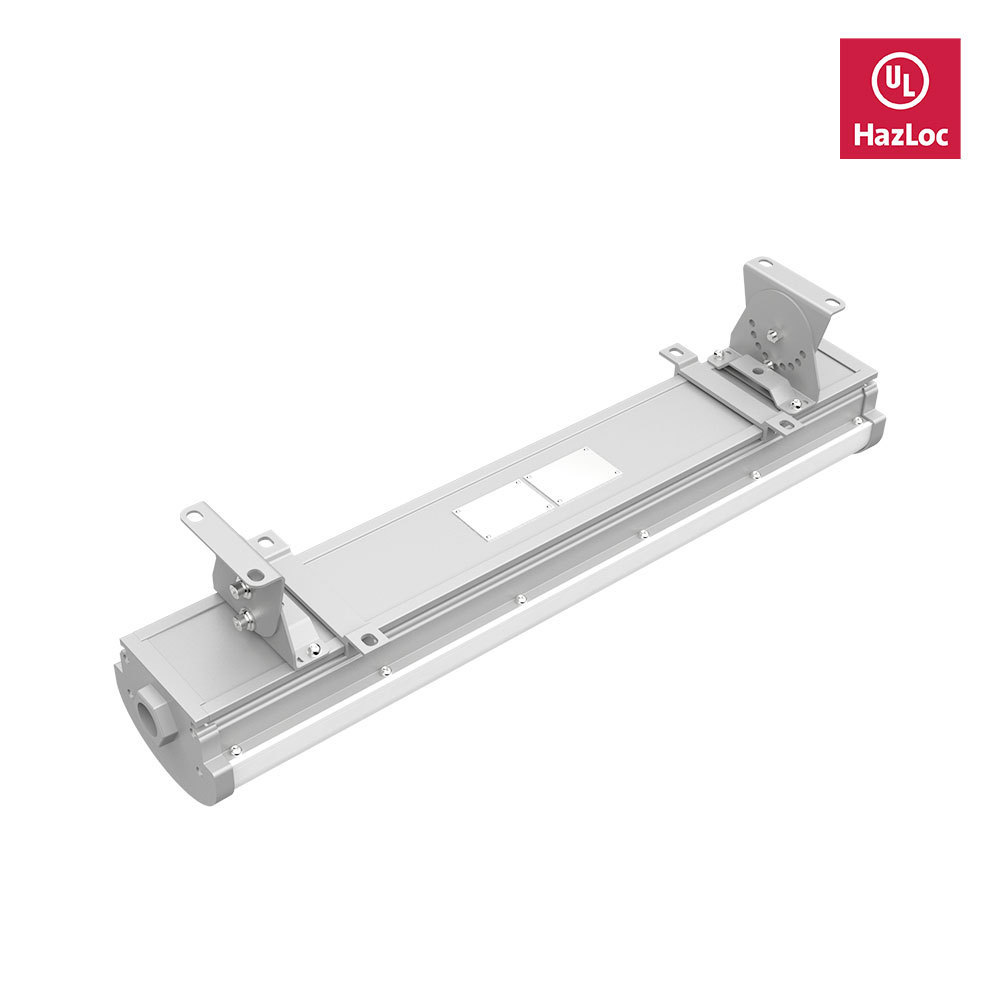 30W - 75W Hazardous Location Integrated LED Linear Fixture - Class I Division 2 - 120-277V - 8400 lm/End Pipe Mount - IP67